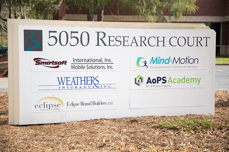 RoadSign Mind and Motion Road Sign at 5050 Research Court